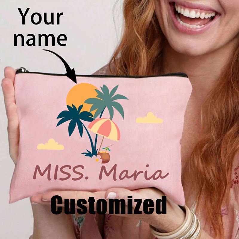 Beauty Makeup Names - Spersonalizuj swoje imię. Kosmetyczka. Torba do