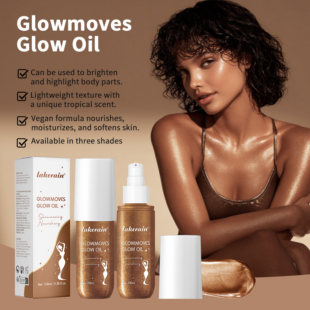 Body Shimmer Lotion - Lakerain Glowmotions Olejek do ciała z