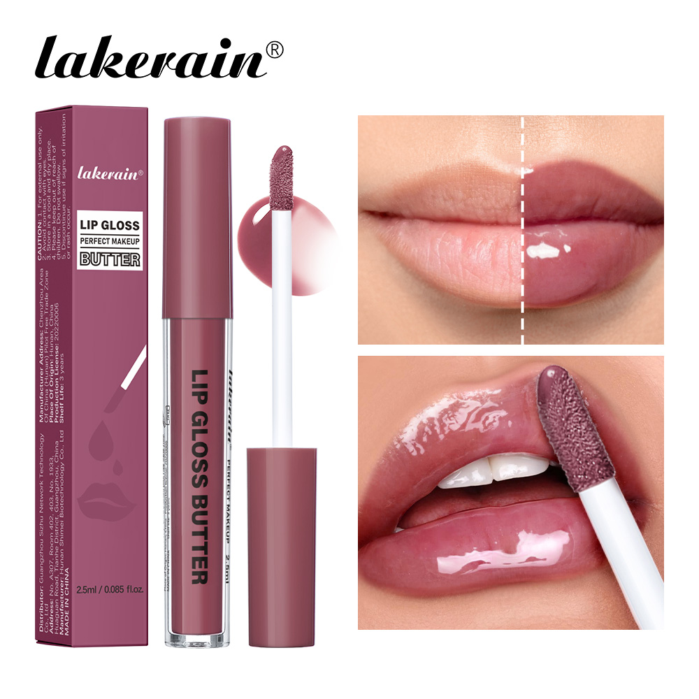 Beauty Full Makeup - Lakerain Lip Gloss Butter Długotrwały, nieprzywierający,