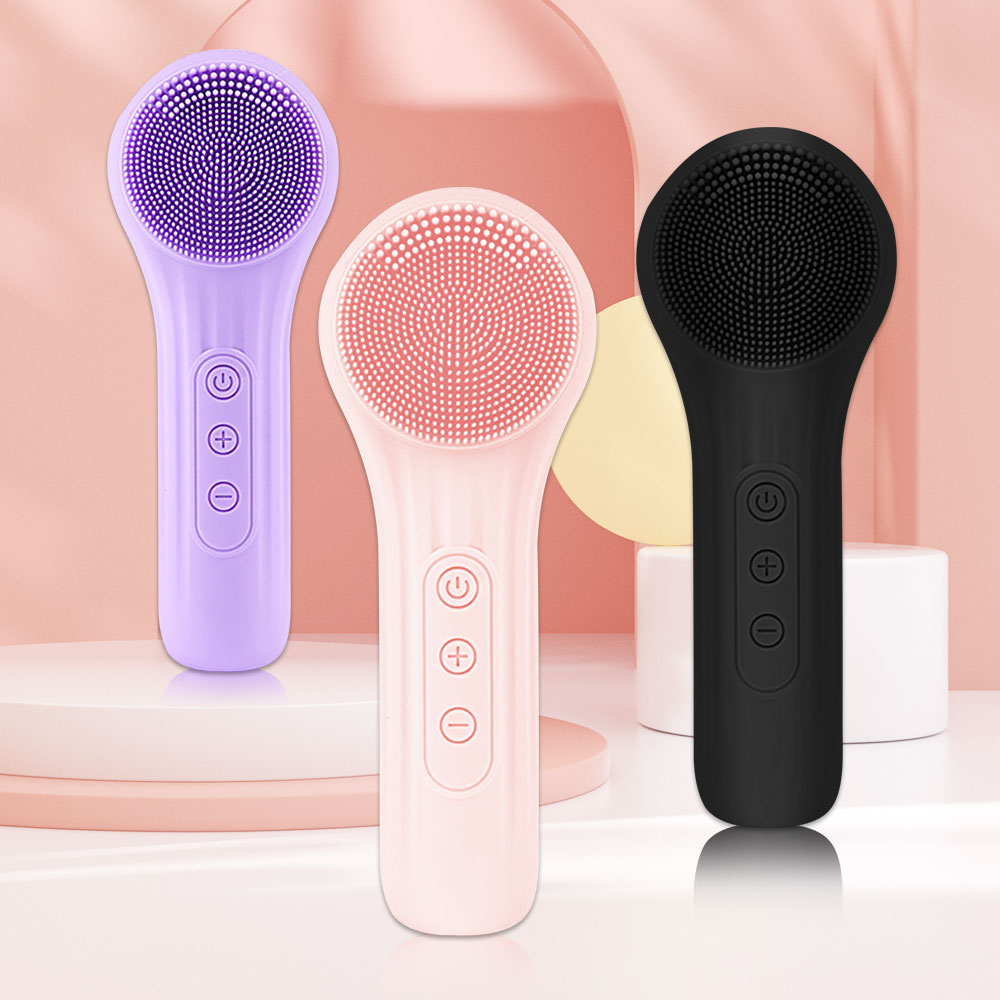 Electric Face Cleanser Brush - Soniczna silikonowa szczoteczka do twarzy Roller