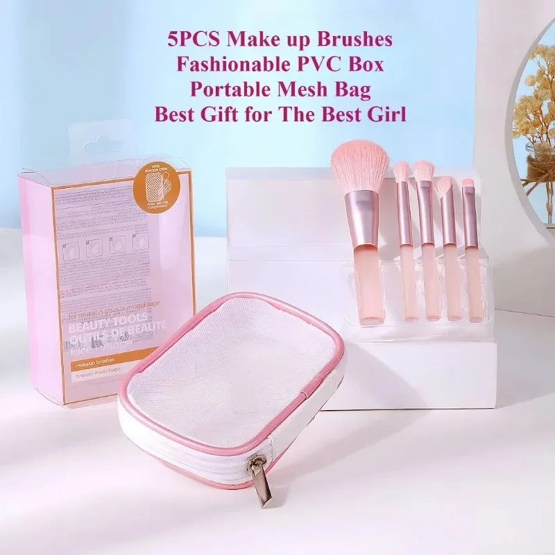 Beauty Makeup Gift Sets - Zestaw 5 pędzli do makijażu, super