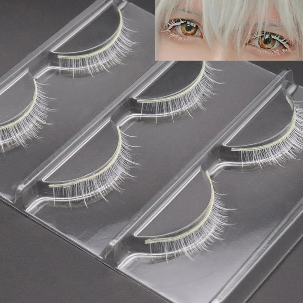 Beauty Full Makeup - AMSDCN Gorąca Oferta 3 pary Białe