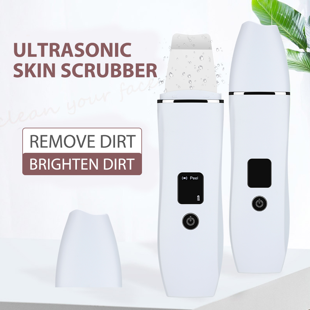 Electric Face Cleanser Brush - Skrobak do skóry głęboko wibrujący, szpatułka