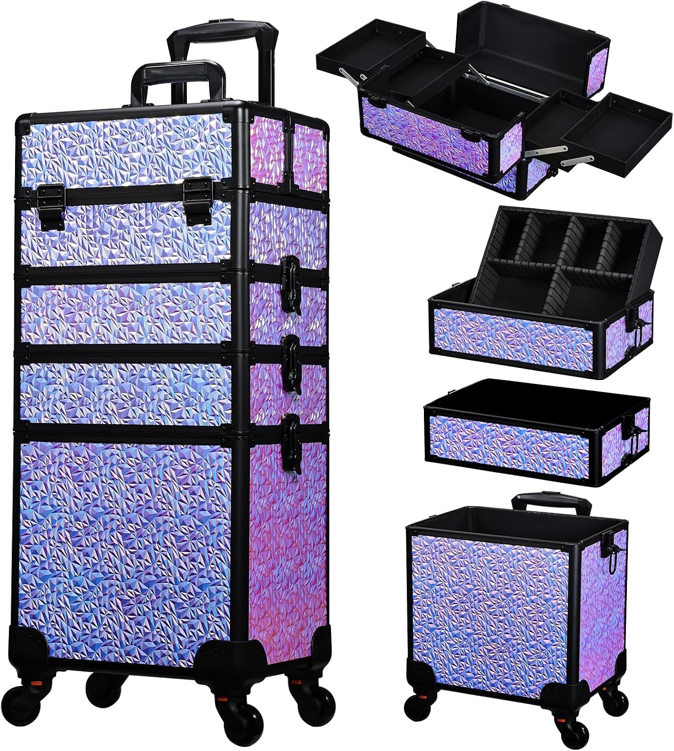 Makeup Organizer - Wózek na kółkach do makijażu, duży