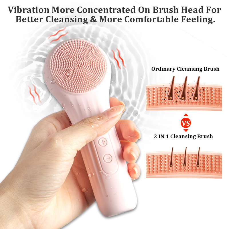 Electric Face Cleanser Brush - Wodoodporna szczoteczka soniczna do oczyszczania twarzy