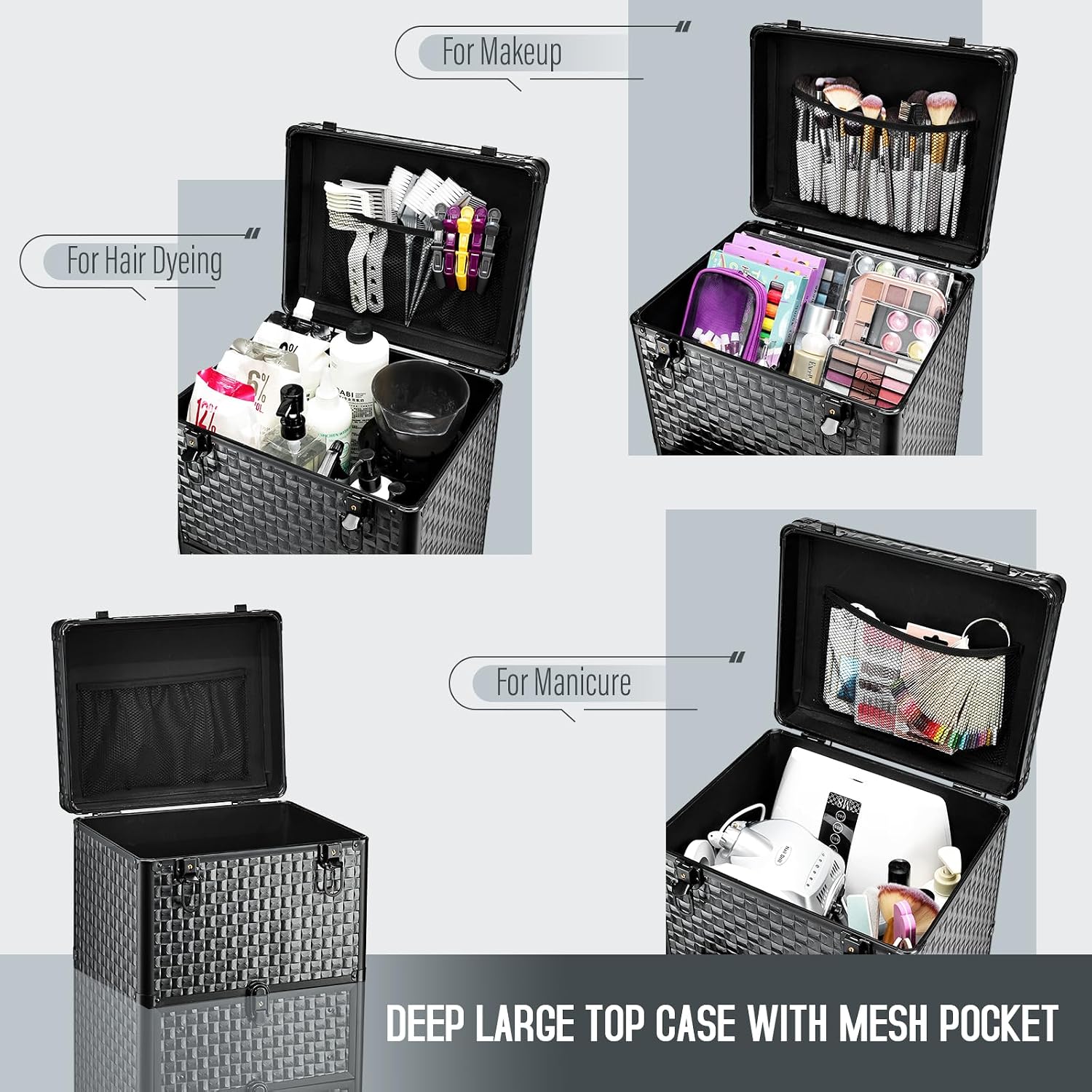 Wózek salonowy na kółkach z 3  – Makeup Organizer recenzja i cena