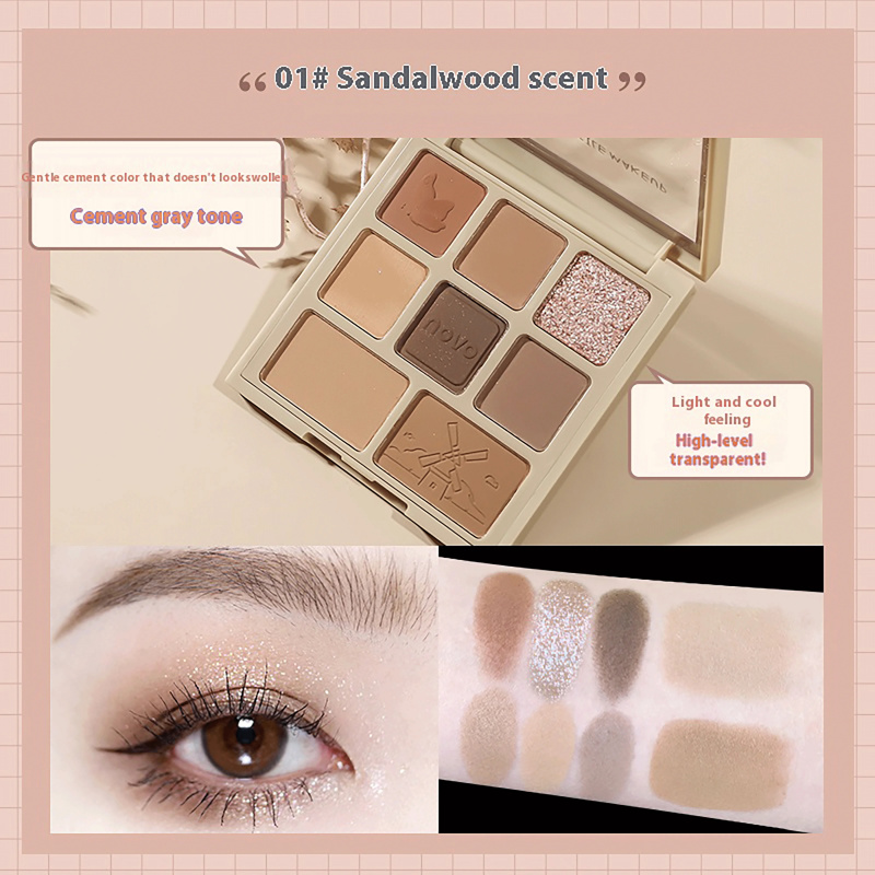 Paleta oczu NOVO'S Beautiful E – Beauty Makeup Novo recenzja i cena