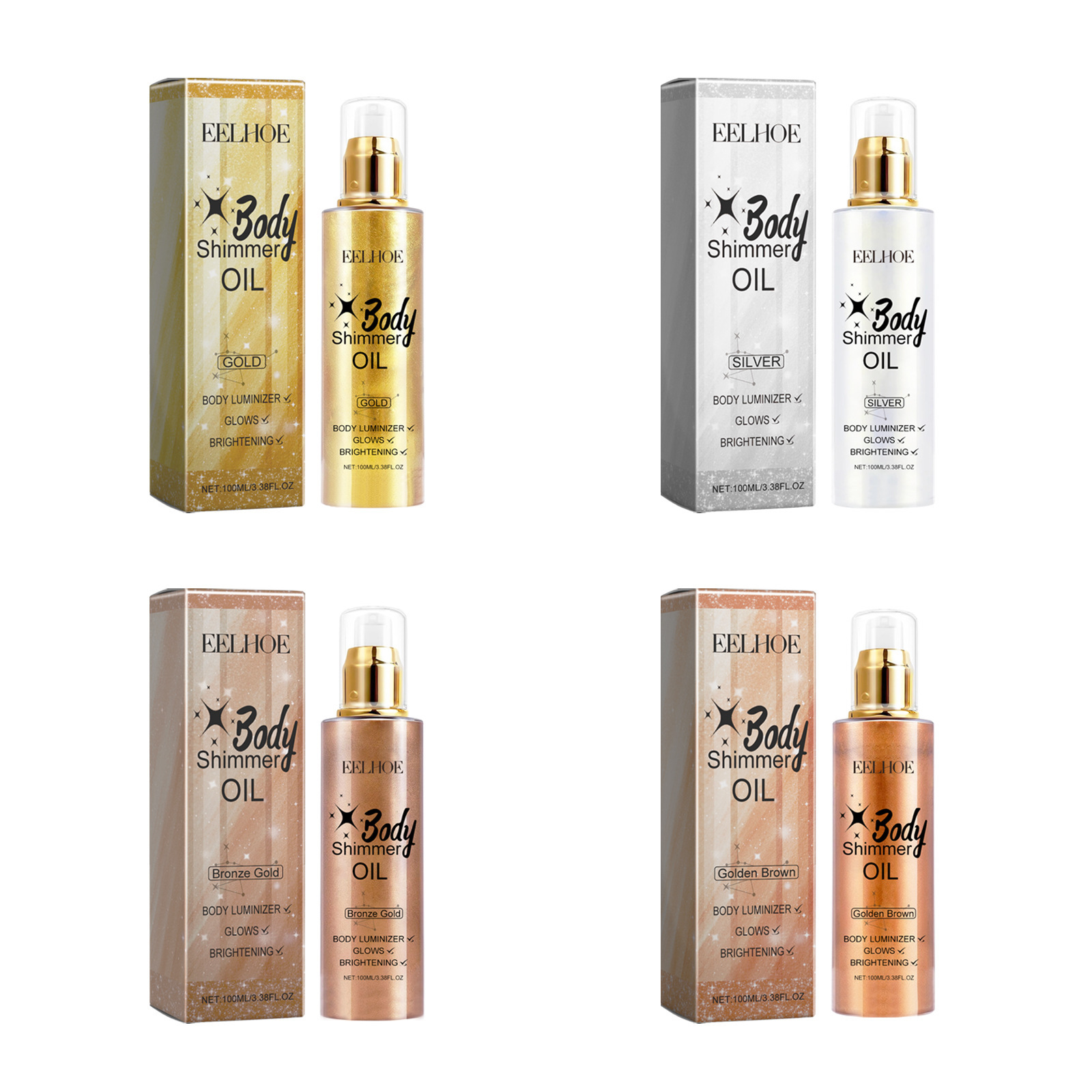 EELHOE 3D olejek do ciała z po – Body Shimmer Lotion recenzja i cena