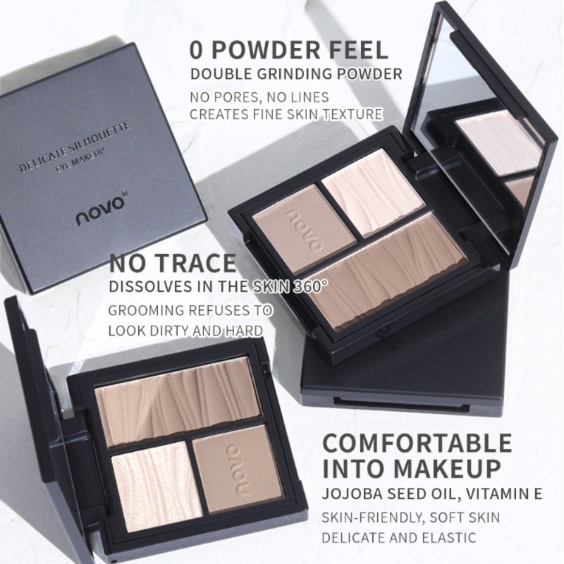 NOVO Trójkolorowa Paleta do Ma – Beauty Makeup Novo recenzja i cena