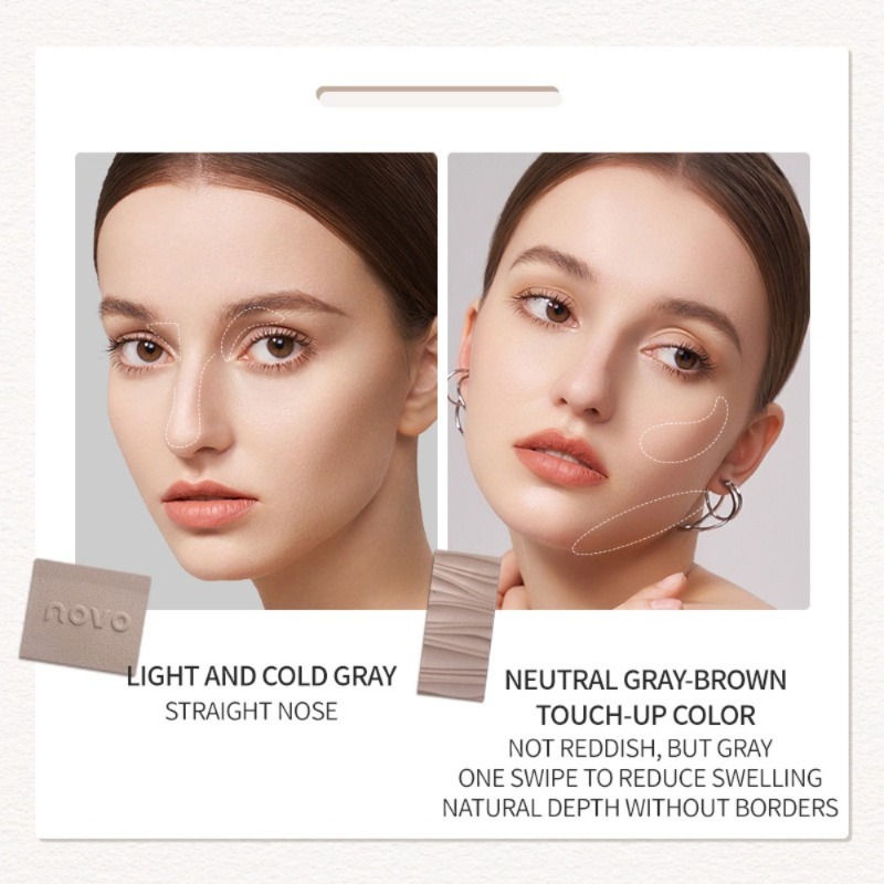 NOVO Trójkolorowa Paleta do Ma – Beauty Makeup Novo recenzja i cena