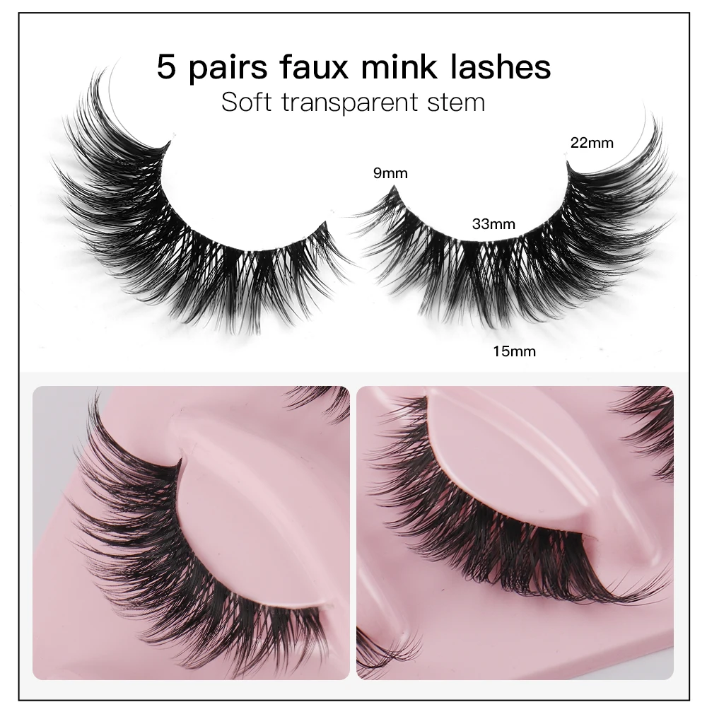 Sztuczne rzęsy Cat Eye 5 par 3 – Beauty Full Makeup recenzja i cena
