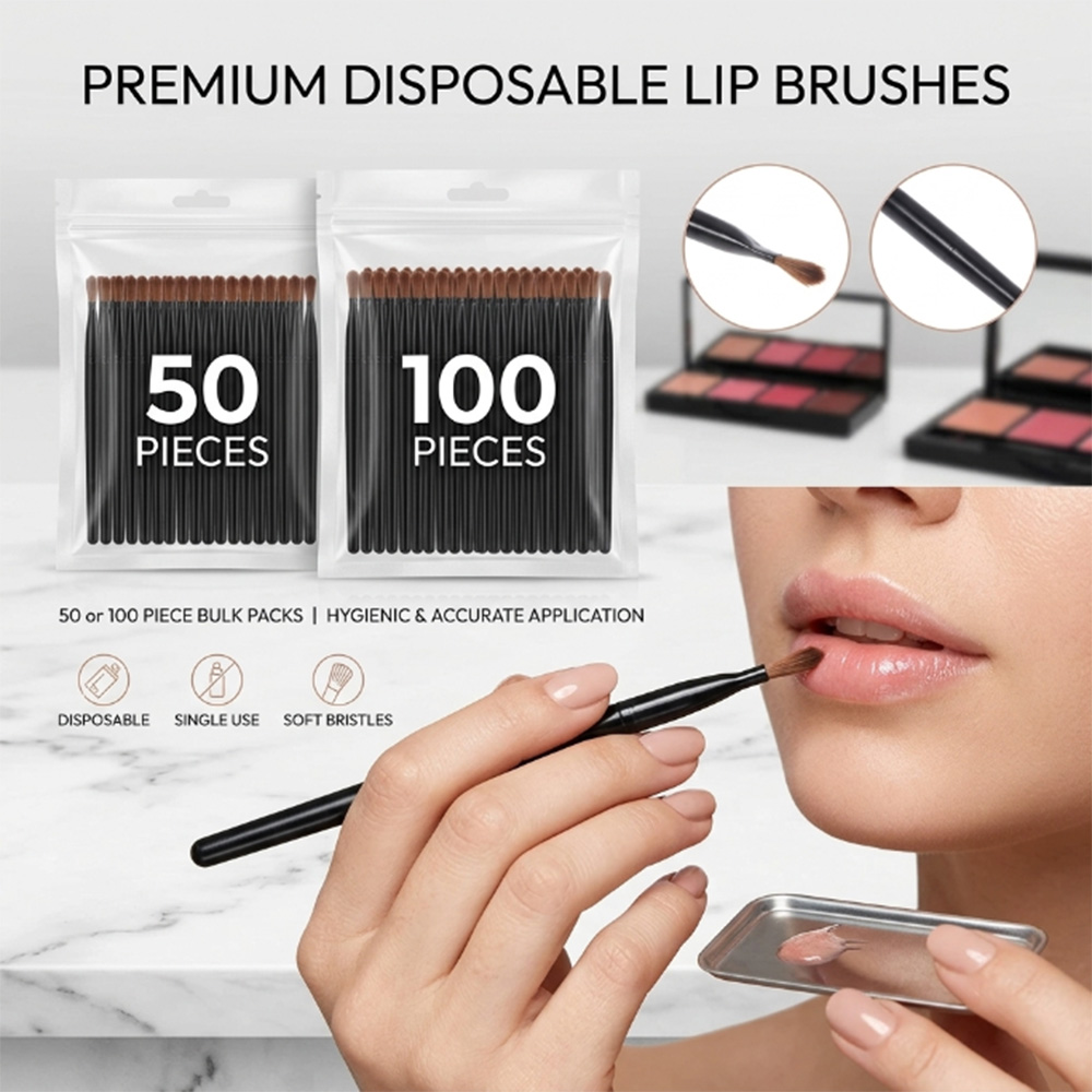 Zestaw 50/100 szt. jednorazowy – Beauty Kiss Makeup recenzja i cena