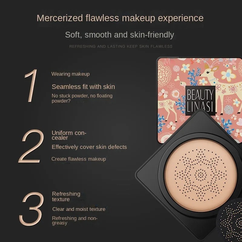 BB Krem z Poduszką Powietrzną, – Beauty Linasi Makeup recenzja i cena