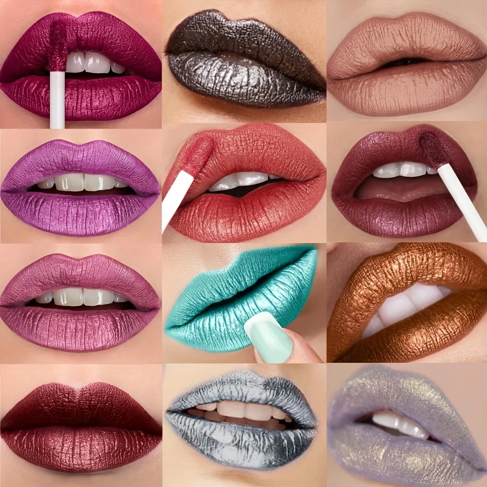Metaliczna pomadka w płynie w  – Beauty Kiss Makeup recenzja i cena