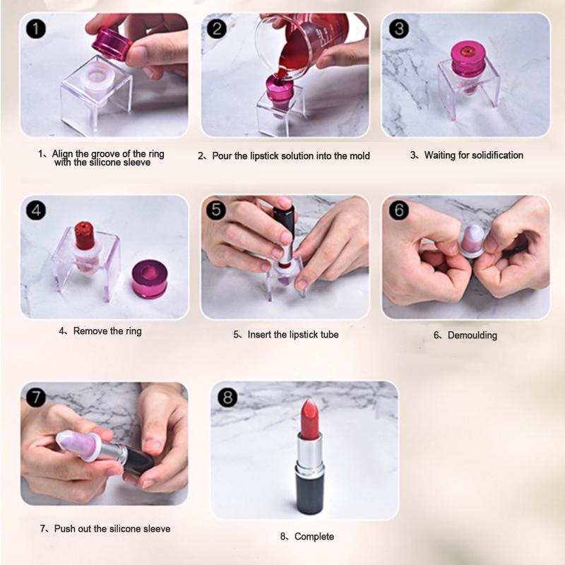 1 zestaw DIY silikonowy balsam – Beauty Kiss Makeup recenzja i cena