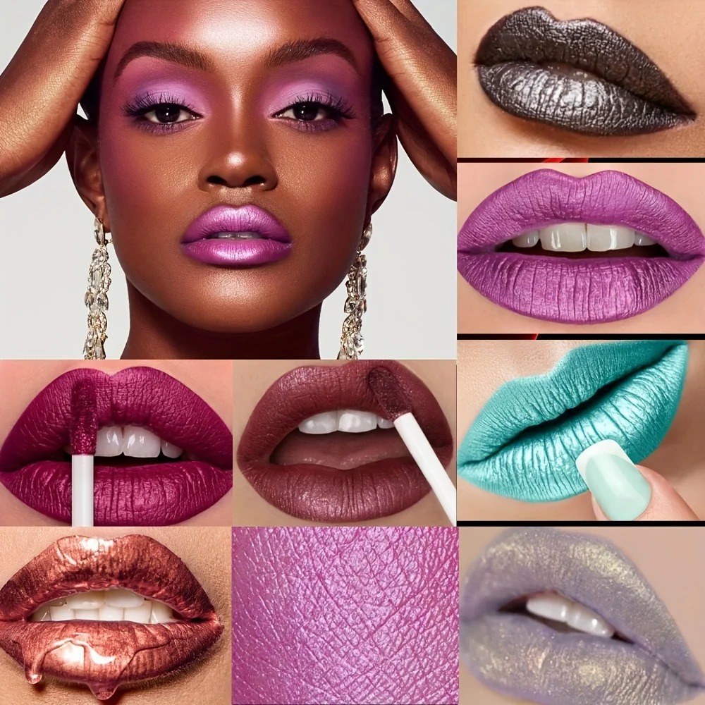 Metaliczna srebrna pomadka w p – Beauty Kiss Makeup recenzja i cena