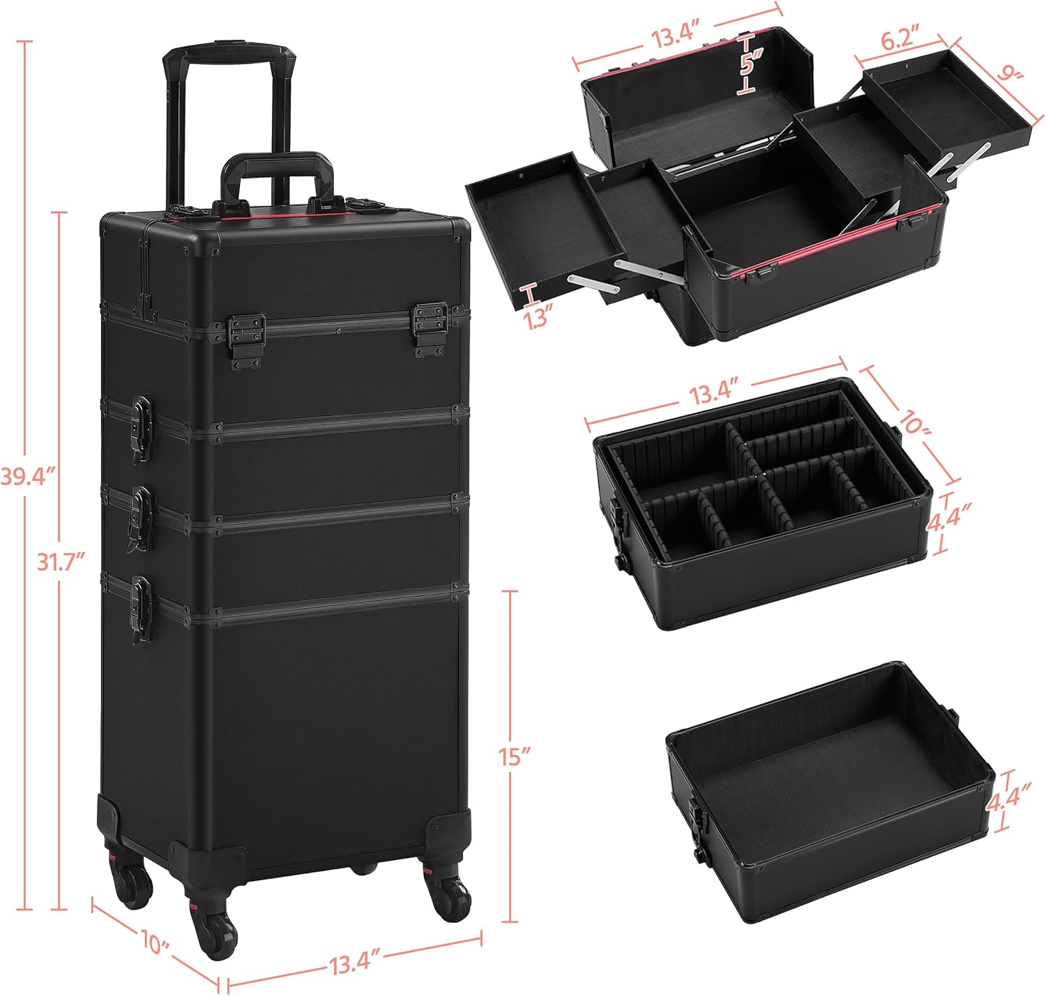 Przenośny wózek na kosmetyki,  – Makeup Organizer recenzja i cena
